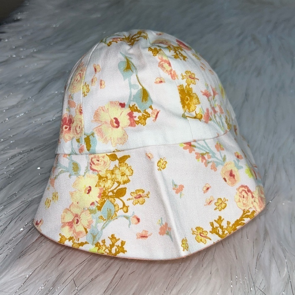 Je suis en CP! Floral Toddler Sun Hat size XS